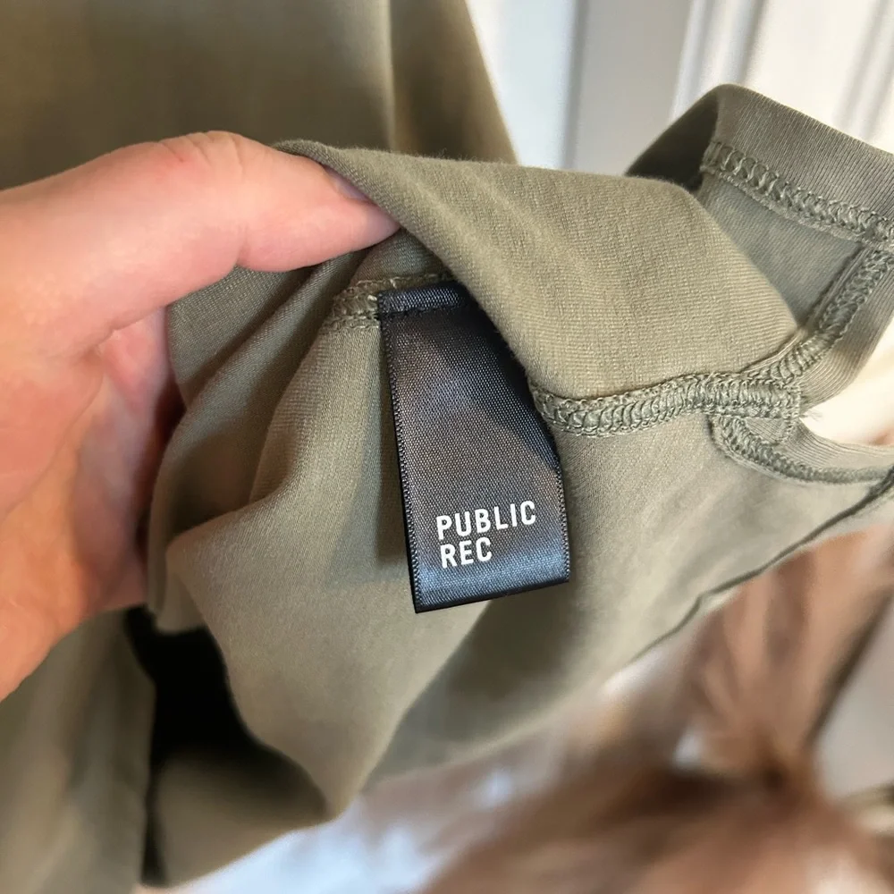 Public Rec Sleeveless Olive Mini Dress - Picture 4 of 9